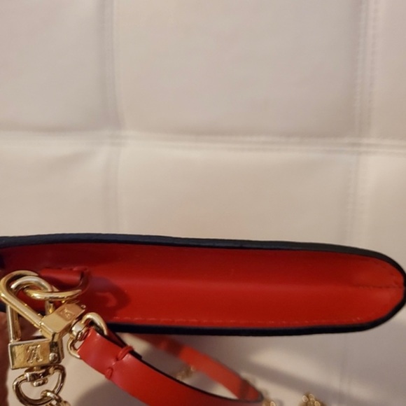 Authentic Louis Vuitton Red Epi Pouchette - Picture 6 of 11